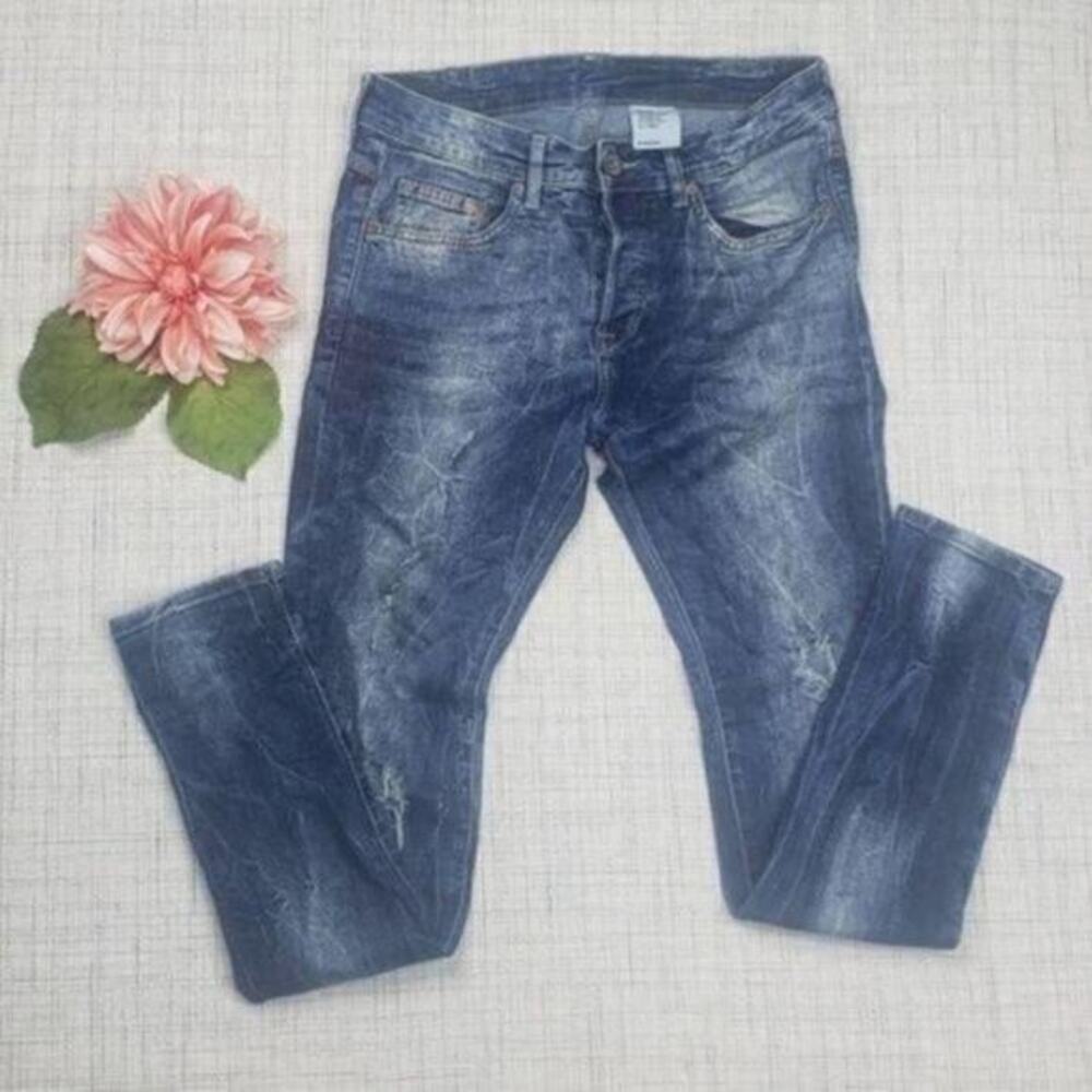 5/$25 H&M Women's Skinny‎ Low Waist Distressed Jeans Size 29